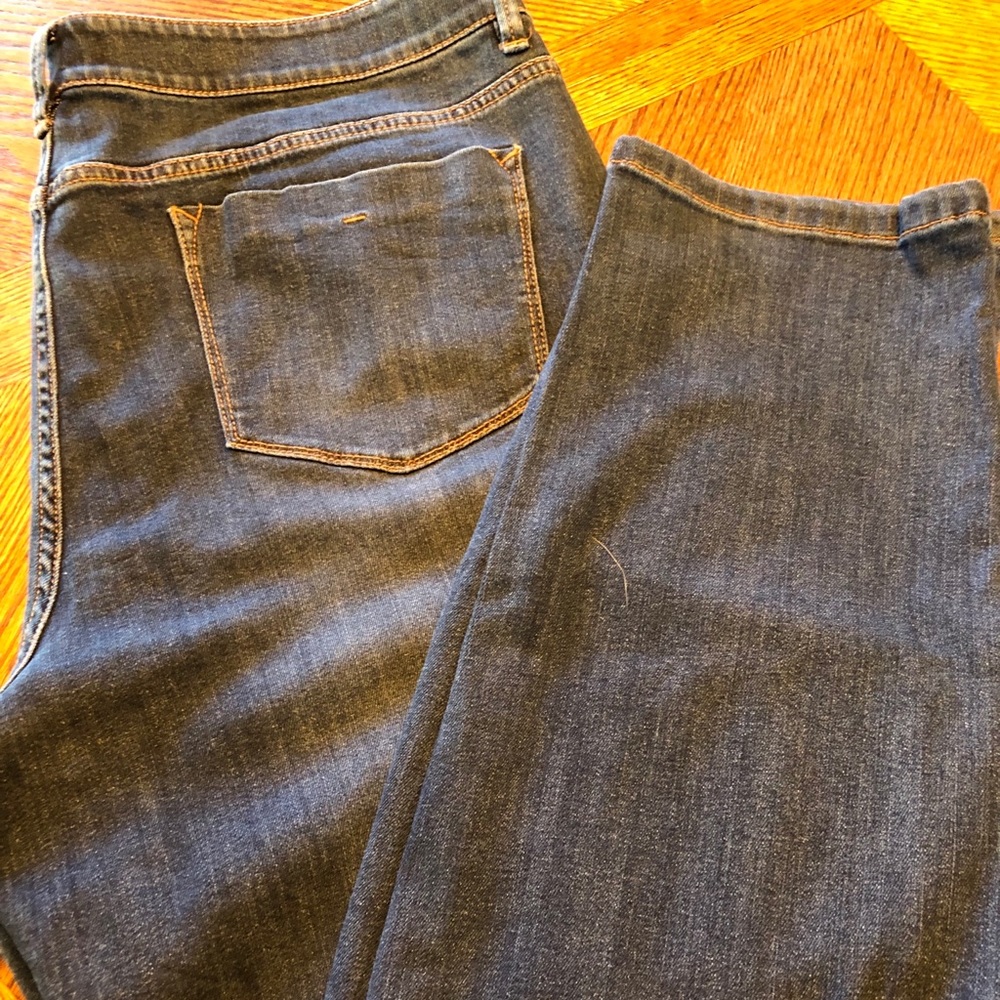 j jill Straight Ankle Leg Jeans